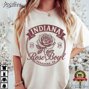 Indiana Rose Bowl Pasadena California Football 2025 2026 T-Shirt