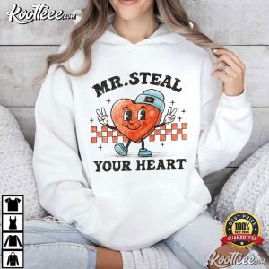 Mr Steal Your Heart Valentine's Day Gift T-Shirt Mr Steal Your Heart Valentine's Day Gift T Shirt (3)