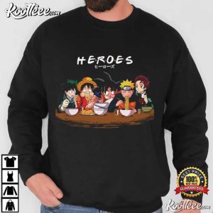 Anime Heroes Japanese Kawaii Aesthetic T Shirt (4)