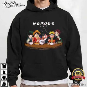 Anime Heroes Japanese Kawaii Aesthetic T Shirt (3)