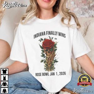 Indiana Finally Wins Rose Bowl Skull 2026 T Shirt (2)