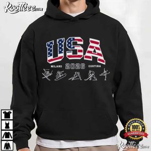 Milano Cortina 2026 Winter Games USA Team Sports T Shirt (3)