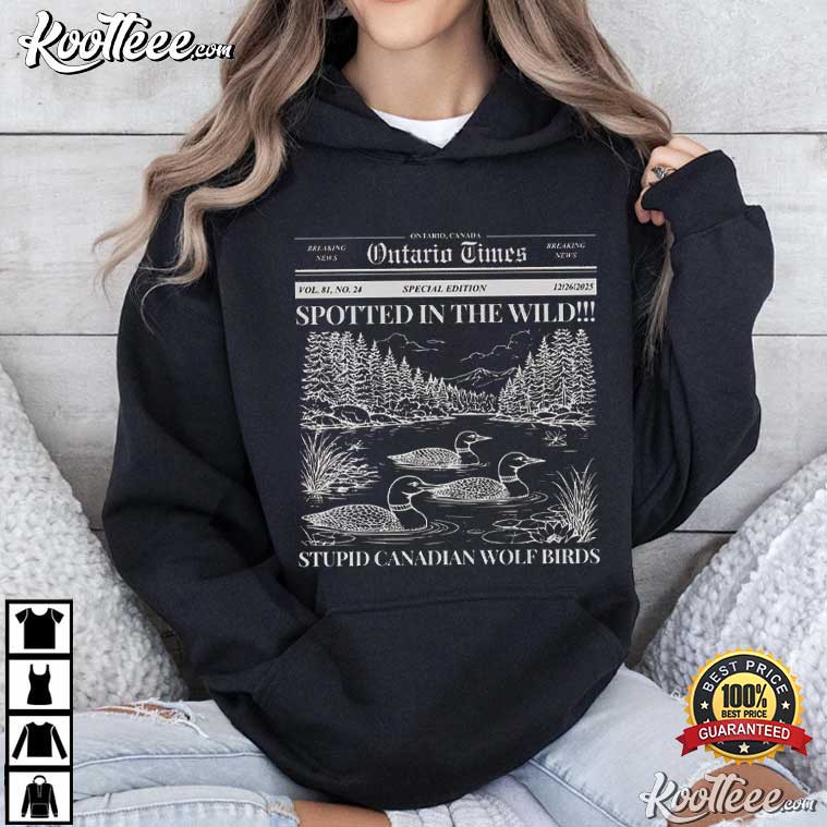 Heated Rivalry Stupid Canadian Wolf Bird Funny T-Shirt Heated Rivalry Stupid Canadian Wolf Bird Funny T-Shirt