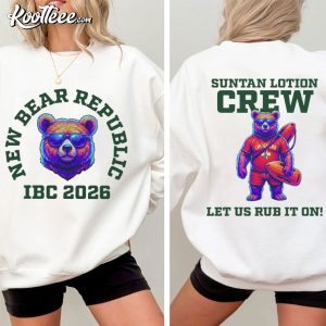 New Bear Republic Suntan Lotion Crew T Shirt (1)