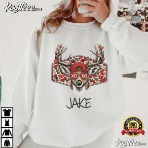 Deer Hunting Valentine’s Day Custom Name T Shirt (4)