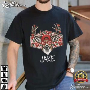 Deer Hunting Valentine’s Day Custom Name T Shirt (2)