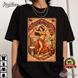 Vintage Valentine Belly Dancer 2026 T Shirt (2)