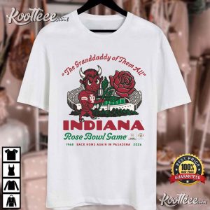 Indiana Hoosiers IU Football Rose Bowl 2026 T Shirt (3)