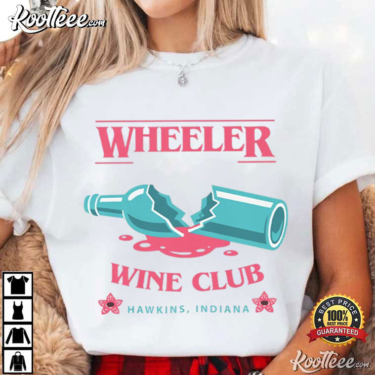 Wheeler Wine Club Karen Wheeler Stranger Things T-Shirt Wheeler Wine Club Karen Wheeler Stranger Things T-Shirt