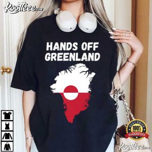 Hands Off Greenland Pride T Shirt (1)