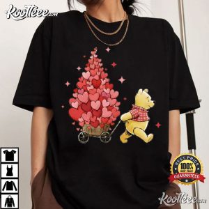 Winnie The Pooh Valentine's Day Heart T-Shirt Winnie The Pooh Valentine's Day Heart T Shirt (2)