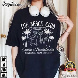Beach Bach Custom Cherry Margarita Bachelorette T Shirt (2)