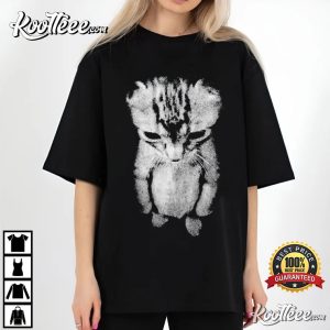 Sad Kitten Meme Standing Cat Funny T Shirt (2)