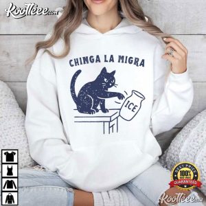 Chinga La Migra Abolish ICE Funny Cat Political T Shirt (3)