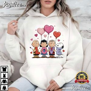Snoopy Valentine's Day Love Peanuts Friends T Shirt (3)