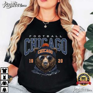 Chicago Bears Football 1920s Retro Sports T Shirt (2)
