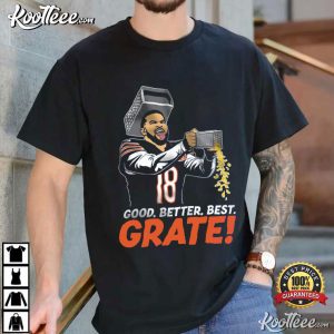 Chicago Bears Football Caleb Cheese Grater Good Better Best T Shirt (1)