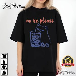 Cat No Ice Pro Immigration Abolish ICE Political T Shirt (2)