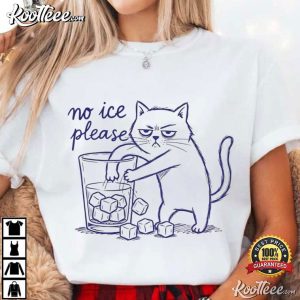 No Ice Cat Anti ICE Political Social Justice T Shirt (1)