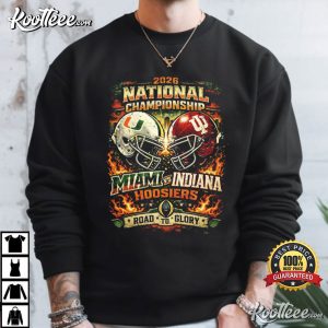 Indiana Hoosiers And Miami Hurricanes Football 2026 College National Championship T Shirt (4)