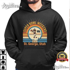 Super Bowl Weekend St George Utah 70's Theme Football T Shirt (3)