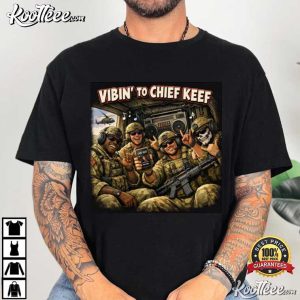 US Army Vibin’ To Chief Keef Funny Military Helicopter Meme T Shirt (2)