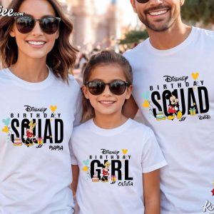 Mickey Disney Family Birthday Custom T Shirt (3)