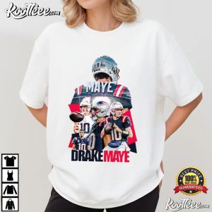 Drake Maye New England Patriots Fan Merch T Shirt (2)