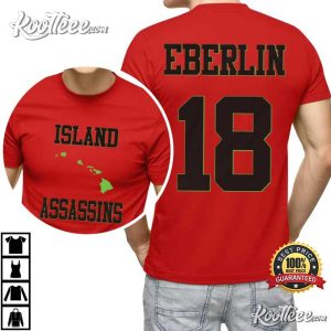 Island Assassins Team Parent Custom Name Number T Shirt (1)