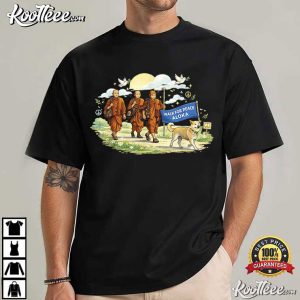 Walk For Peace Monks With Aloka Dog T Shirt (3)