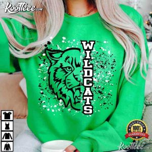 Wildcat Logo Custom Mascot School Spirit T Shirt (2)