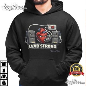LVAD Strong Heart Pump Power Mechanical Heart Awareness T Shirt (4)