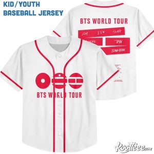 BTS World Tour Idol Kpop Fan Baseball Jersey (2)