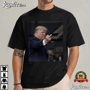Middle Finger Trump Meme T Shirt (2)