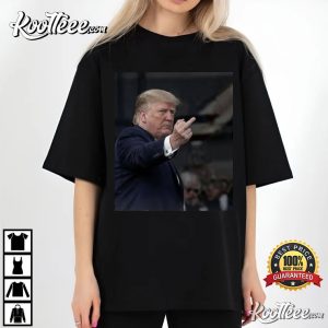 Middle Finger Trump Meme T Shirt (3)