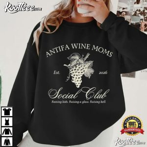 Antifa Wine Moms Social Club Fascism T Shirt (4)