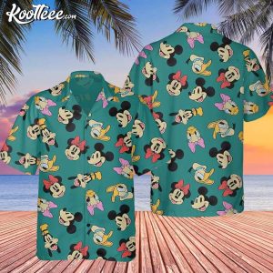 Disney Mickey Aloha Summer Vacation Hawaiian Shirt (3)