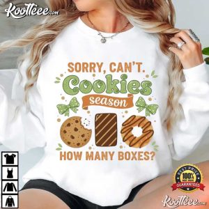 Sorry Can't Cookies Season How Many Boxes T Shirt (4)