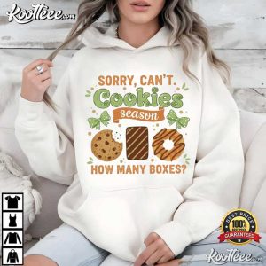 Sorry Can't Cookies Season How Many Boxes T Shirt (3)