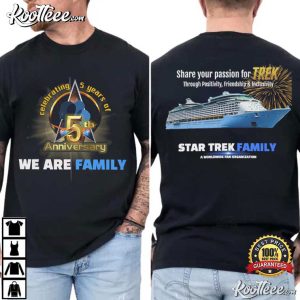 Star Trek Family 5th Anniversary T Shirt (1)