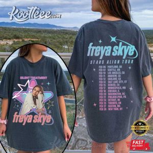Freya Skye Silent Treatment Stars Align Tour 2026 Festival T Shirt (2)