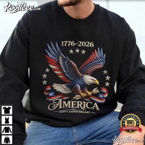 Bald Eagle 250th Anniversary America Flag Patriotic 4th Of July T (4)