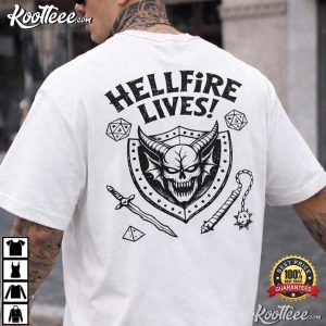 Stranger Things Hellfire Lives Fan Gift T Shirt (3)