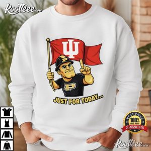 Indiana Hoosiers Just For Today Funny College Football T Shirt (4)