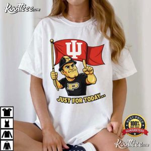 Indiana Hoosiers Just For Today Funny College Football T Shirt (2)