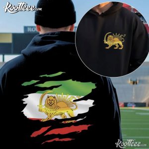 Lion And Sun Iran Shir o Khorshid Persian Flag T Shirt (2)