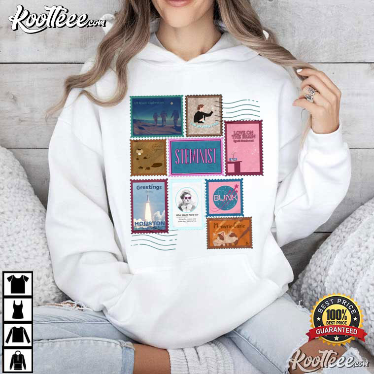 Ali Hazelwood Love On The Brain Postage Stamp T-Shirt Ali Hazelwood Love On The Brain Postage Stamp T-Shirt