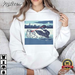 Minnesota Loon Protest Laser Eyes Melting Ice T-Shirt Minnesota Loon Protest Laser Eyes Melting Ice T Shirt (2)