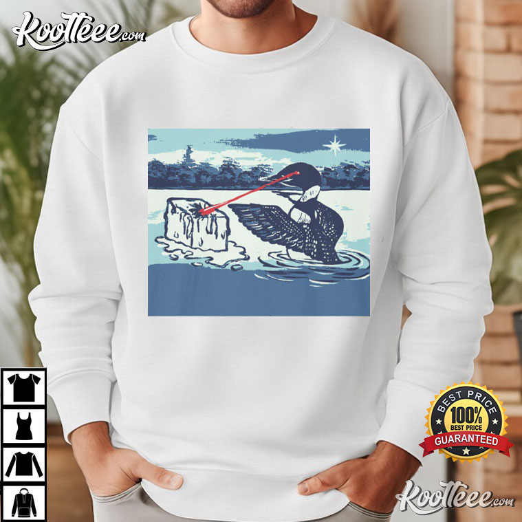 Minnesota Loon Protest Laser Eyes Melting Ice T-Shirt Minnesota Loon Protest Laser Eyes Melting Ice T-Shirt