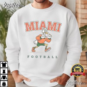 Miami Canes Mascot Football Vintage T-Shirt Miami Canes Mascot Football Vintage T Shirt (1)